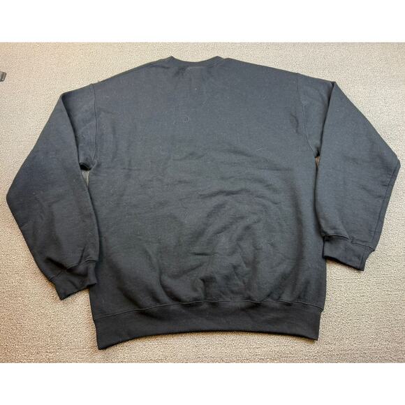 Merry Krampus Gildan Men's Medium Black Heavy Blend‎ Crewneck Sweatshirt - Picture 2 of 8